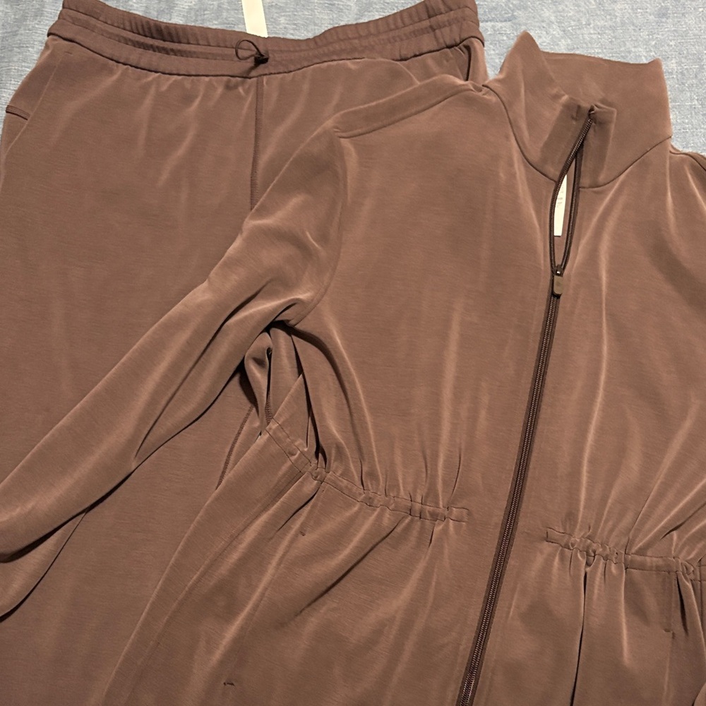 Lululemon set L/14 Women's Brown soft tracksuit Nice!